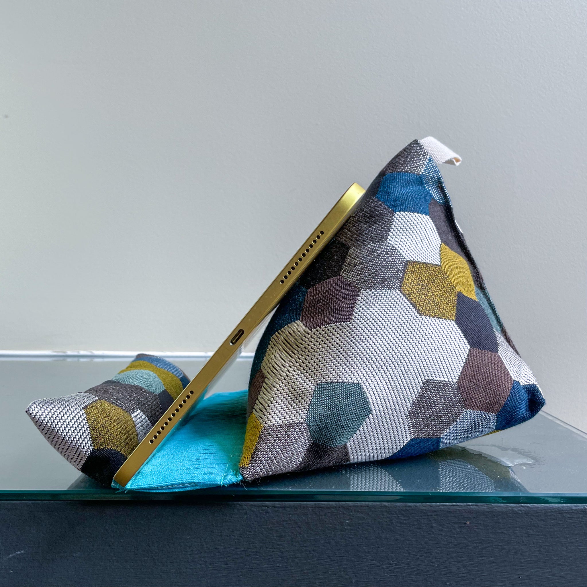 Neutral and White Tablet Pillows