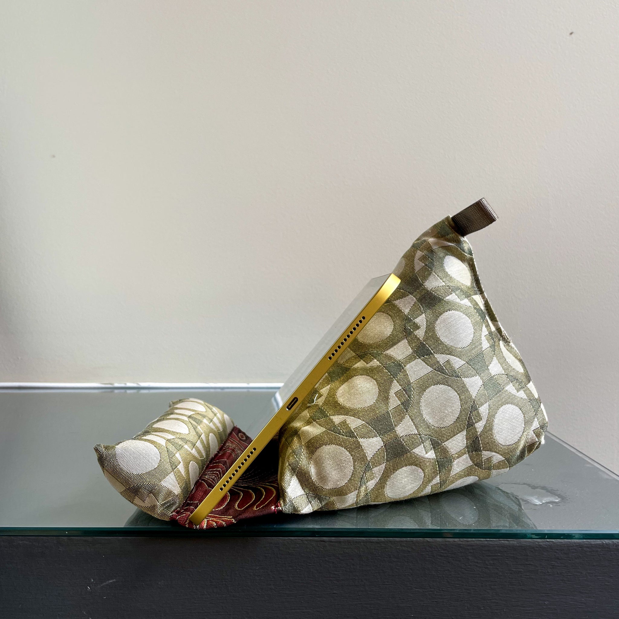 Neutral and White Tablet Pillows