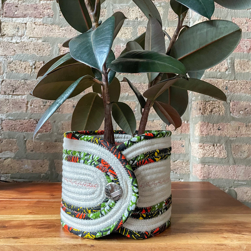 Rope Planter Wrap for 8" Houseplant Pot