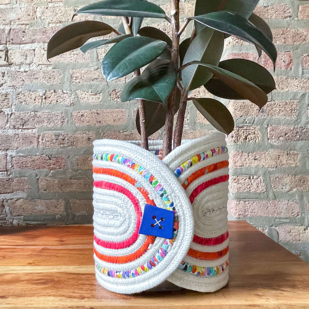 Rope Planter Wrap for 8" Houseplant Pot