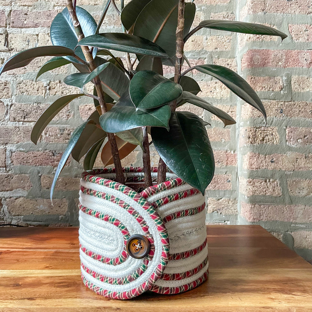 Rope Planter Wrap for 8" Houseplant Pot