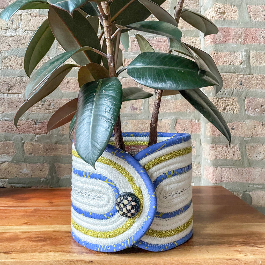 Rope Planter Wrap for 8" Houseplant Pot