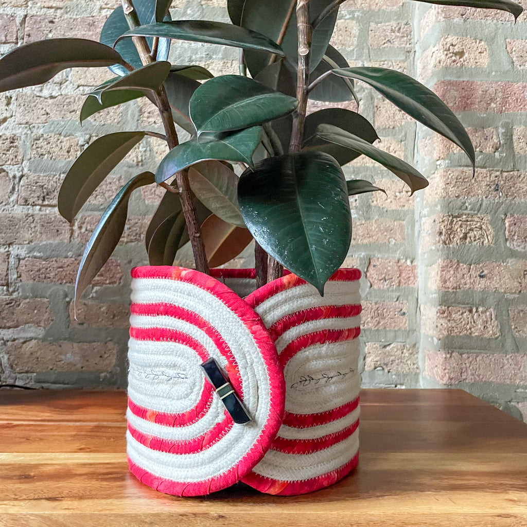 Rope Planter Wrap for 8" Houseplant Pot