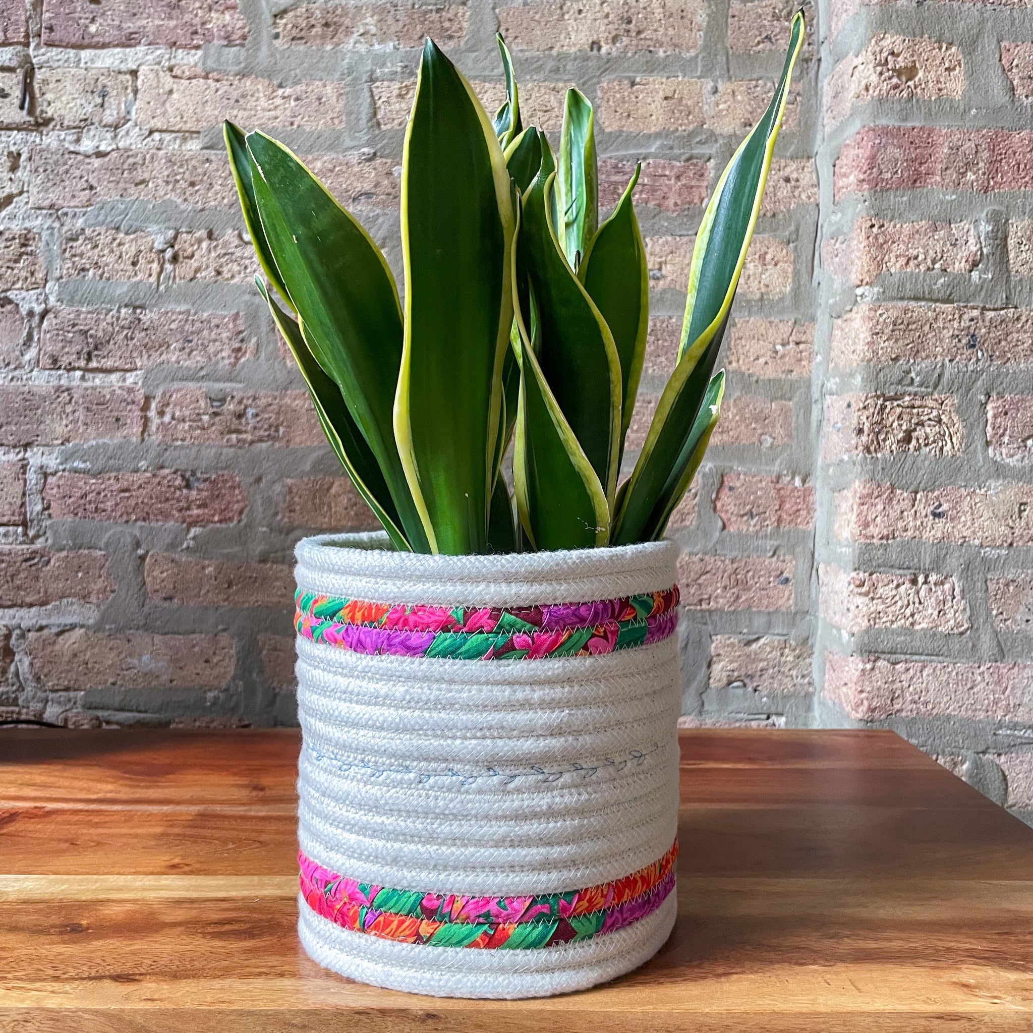 Rope Planter Wrap for 6.5" Houseplant Pot