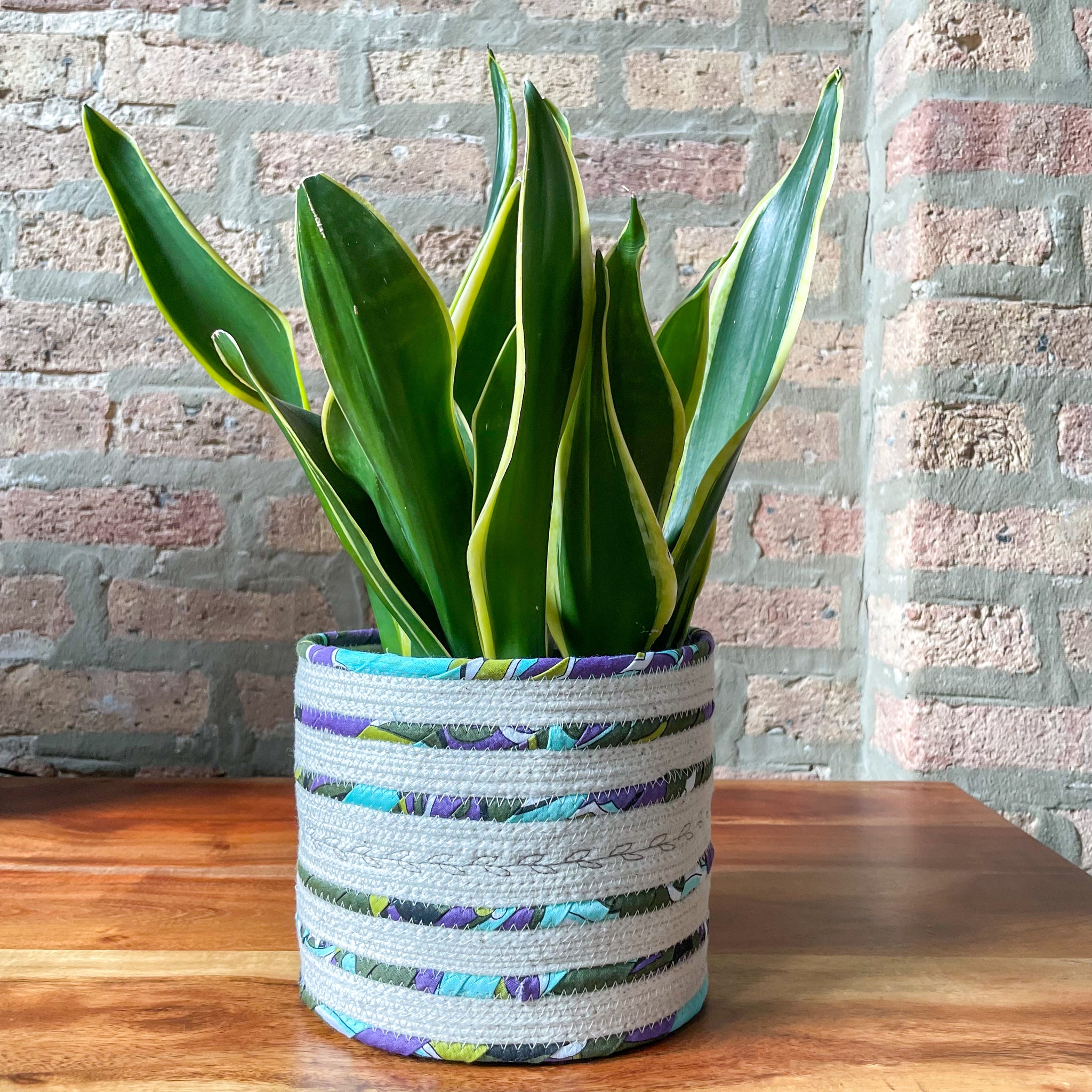 Rope Planter Wrap for 6.5" Houseplant Pot