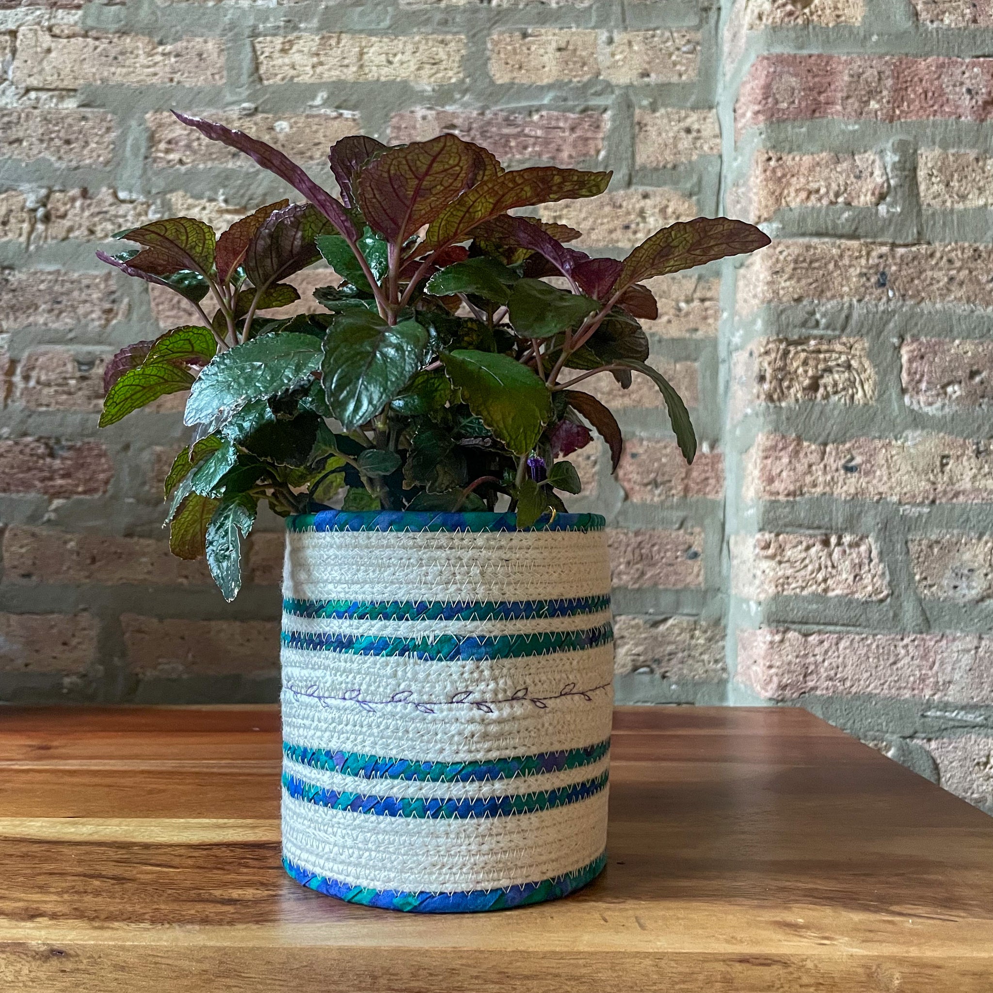 Rope Planter Wrap for 4.5" Houseplant Pot