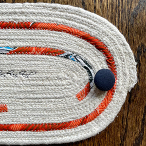 6.5" Houseplant pot planter wrap | Rope planter cover 