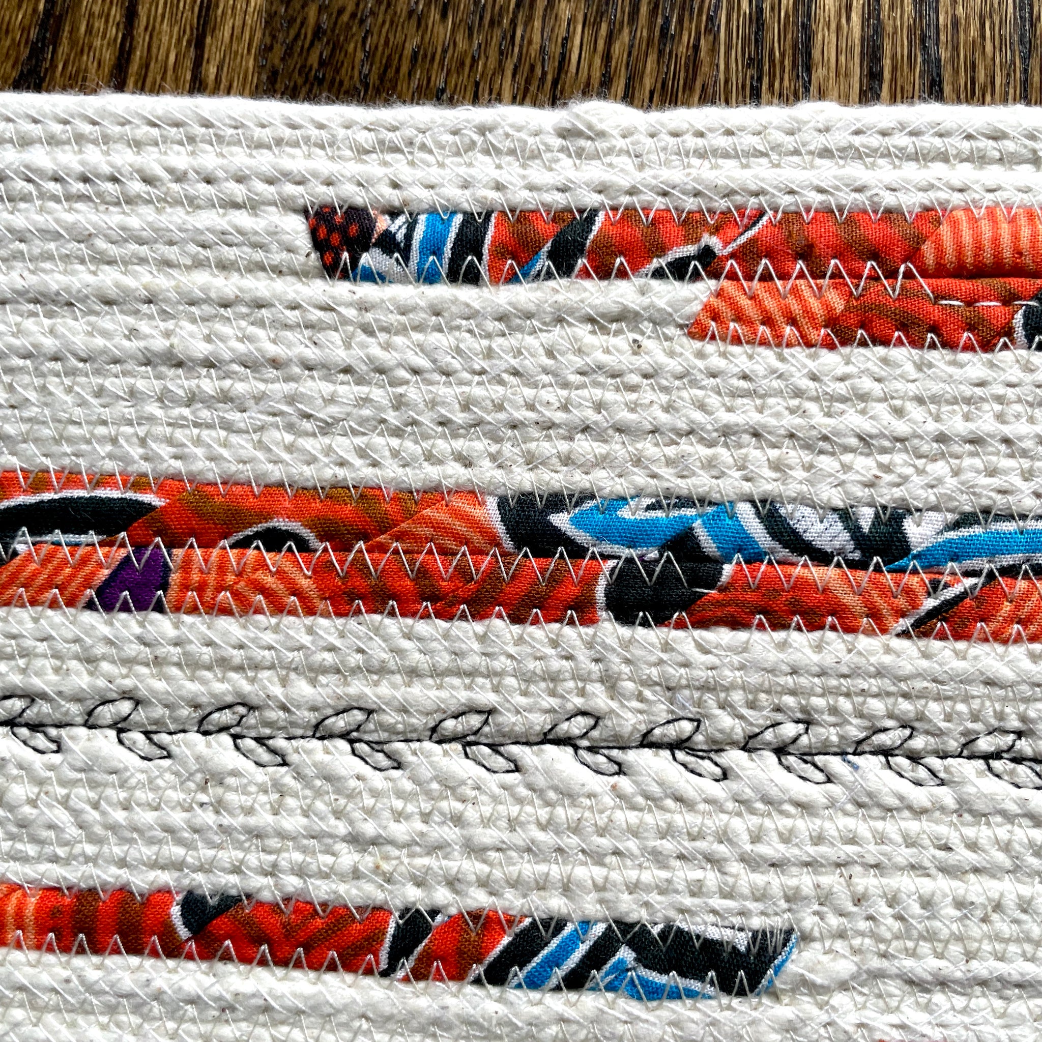 6.5" Houseplant pot planter wrap | Rope planter cover 